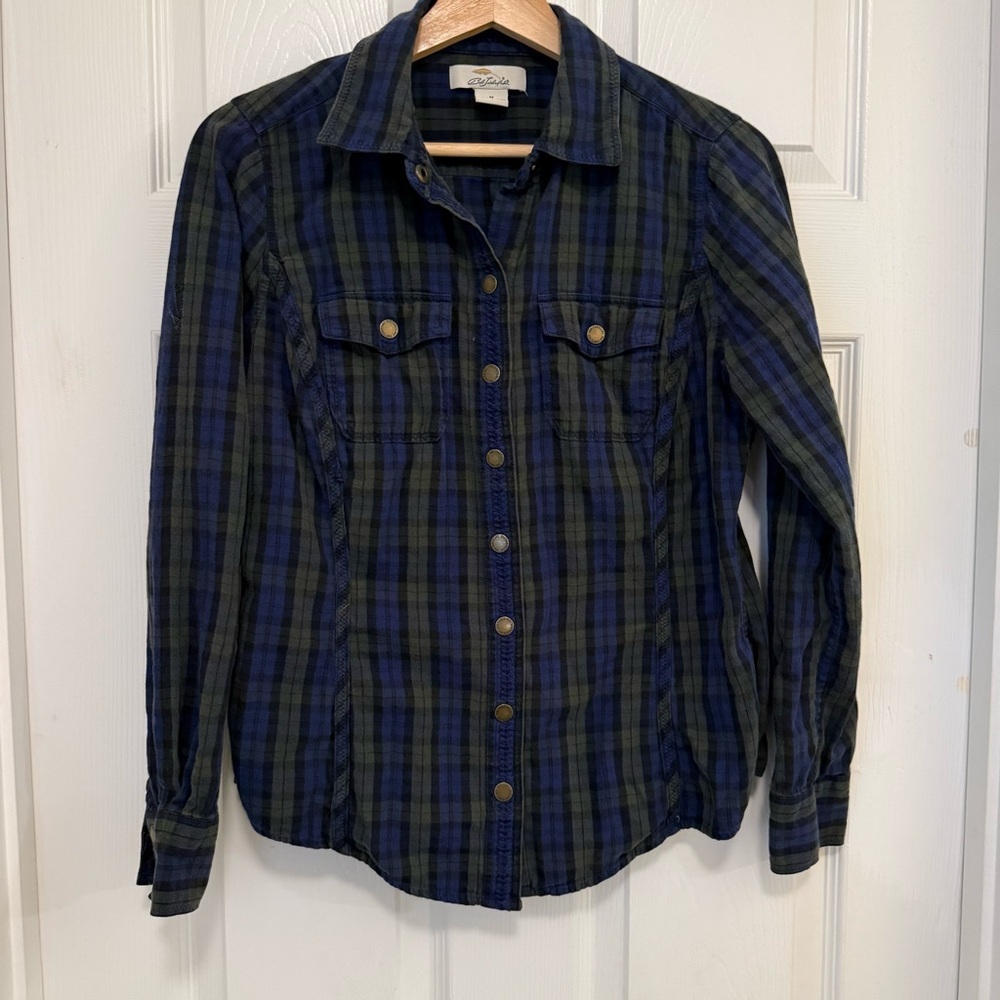Like New Bob Timberlake Snap Front Flannel